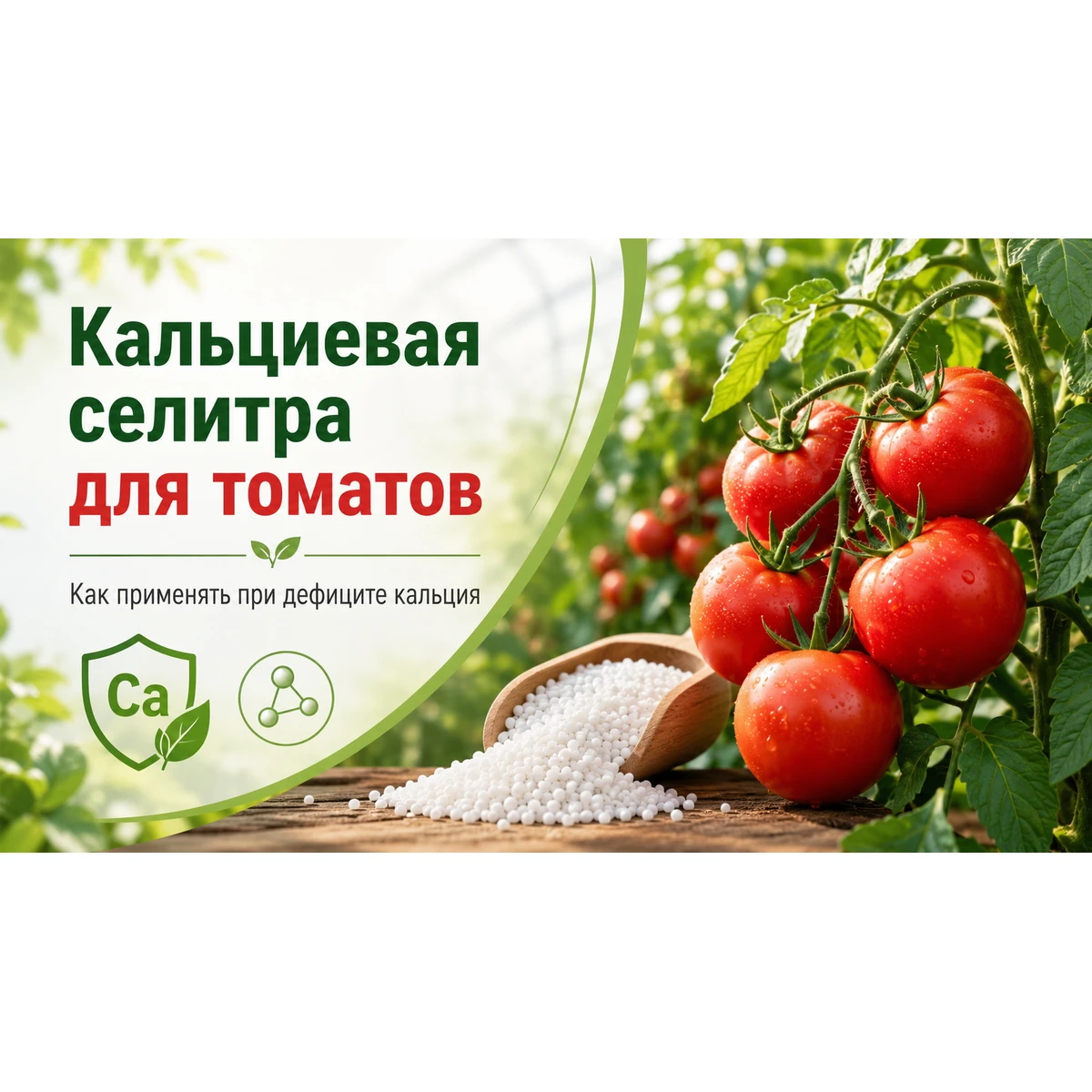 Кальциевая селитра для томатов: как применять от дефицита кальция