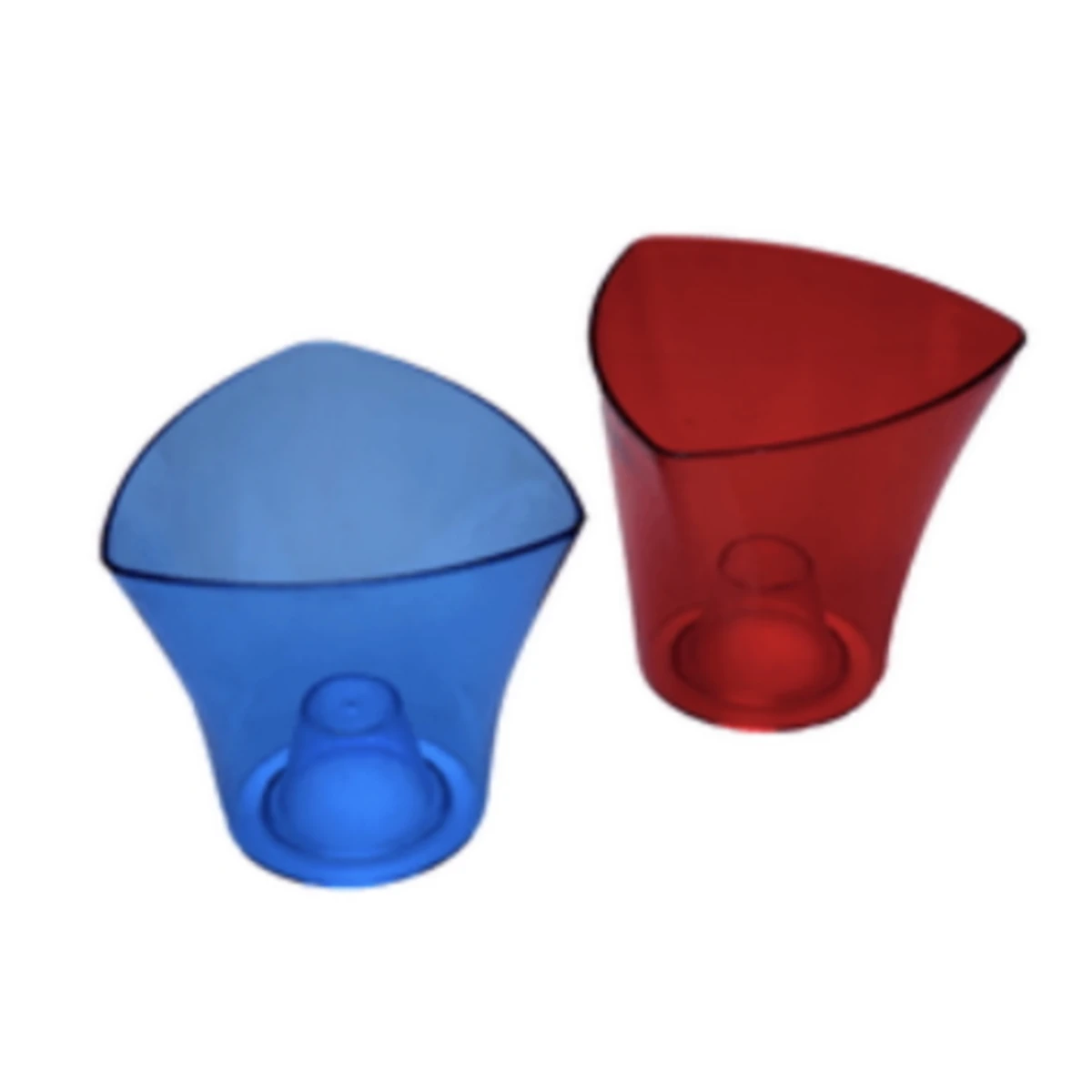 Кашпо для орхідей «Дельта» з пересадочним горщиком D 160 мм і D 130 мм, прозоре