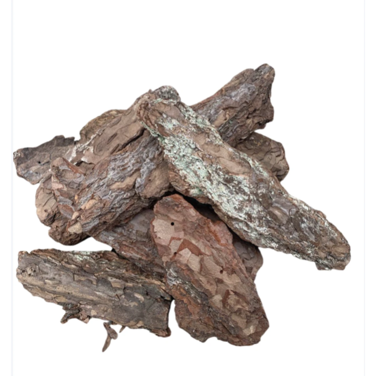 Соснова кора крупної фракції 6–12 см у мішку — мульча для саду