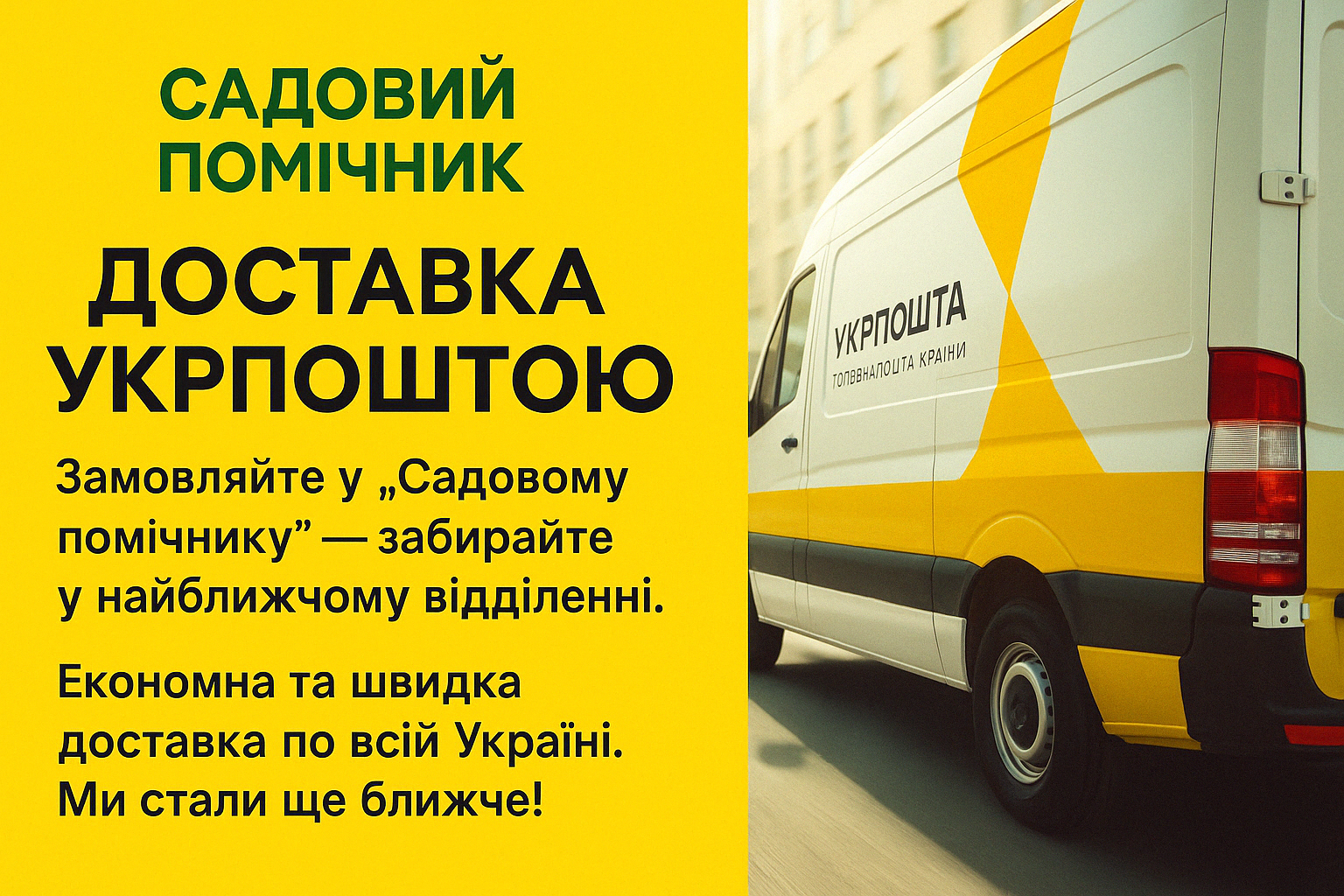 Швидка доставка Укрпошта